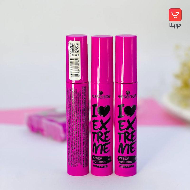 ریمل اسنس صورتی اصلی حجم دهنده مژه ها Essence I Love Extreme